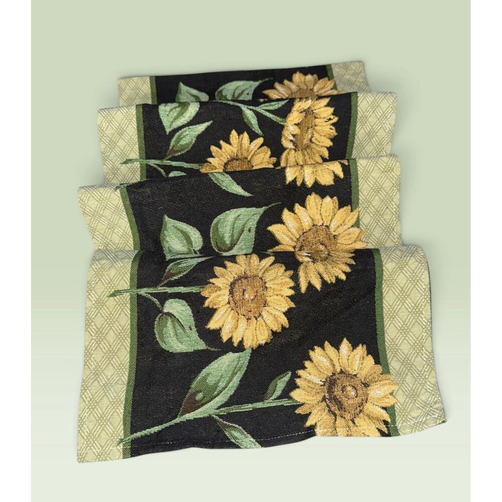 Unbranded Sunflower Tapestry Table Runner 70x13 Farmhouse Decor - Picture 2 of 5